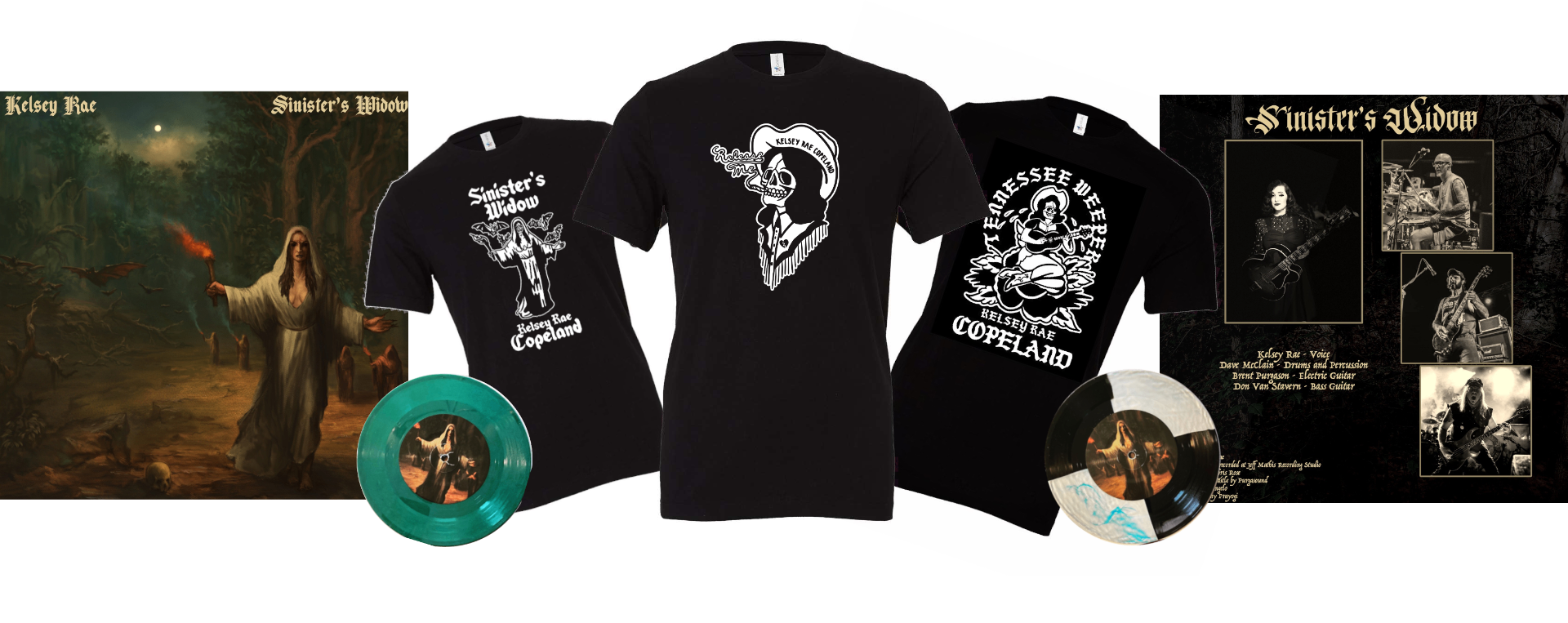 Kelsey Rae Copeland merch — records, shirts, and vinyl